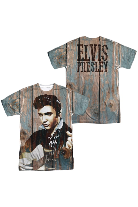 Woodgrain Unisex Adult Sublimated Costume T Shirt (Front/Back), Medium Multicolor