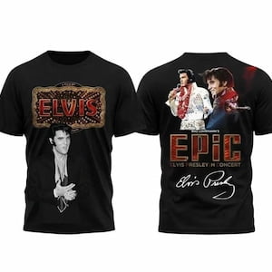 Elvis Presley in Concert 2026 All Over Print Shirt, Gif Fan