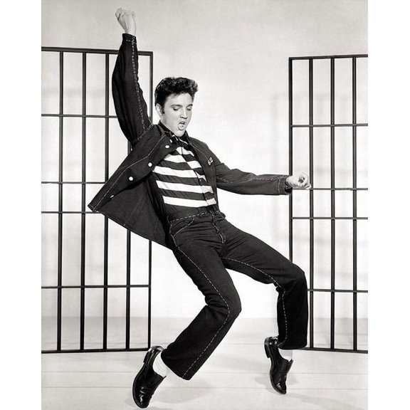 Elvis Presley in Jail House Rock 1957 Style - A - 20x30 Inch Laminated Poster - Stunning Detail and Bold Colors