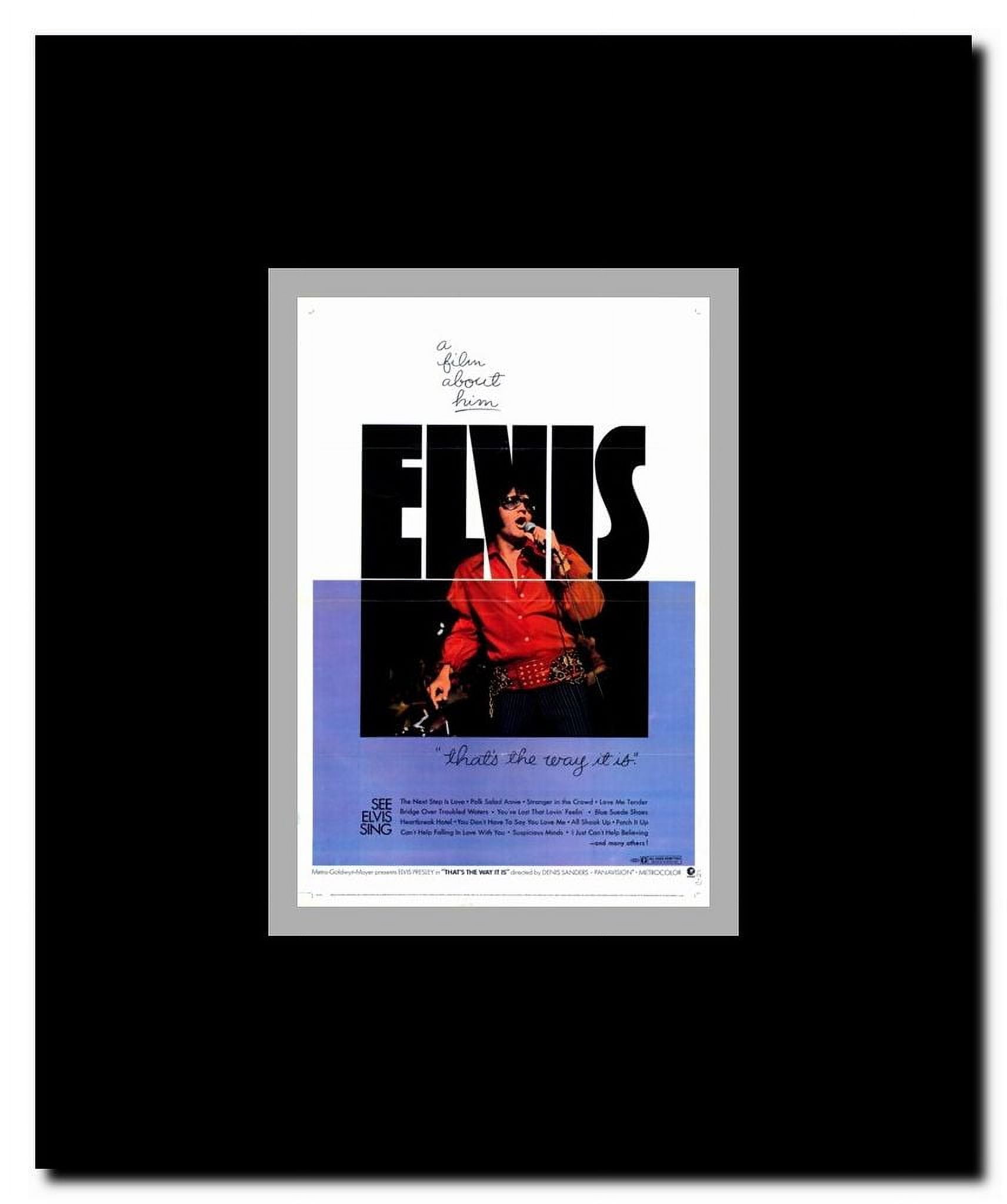 Elvis: That's the Way It Is Framed Movie Poster