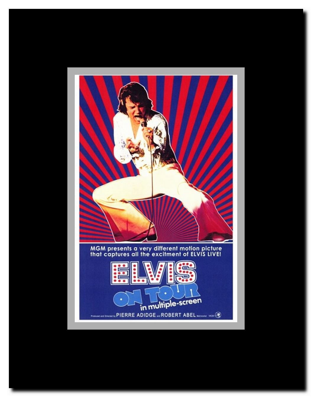 Elvis on Tour Framed Movie Poster