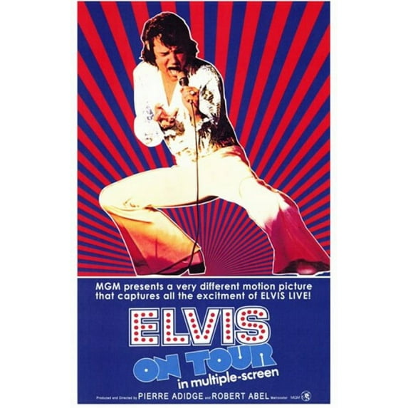 Elvis on Tour Movie Poster (11 x 17)