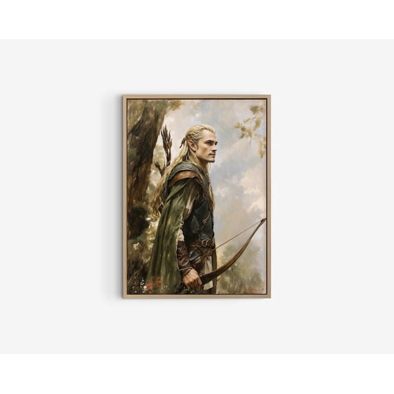 Elvish Fantasy Lorien Elven Power Ring Fine Art Poster , Poster Print ...