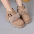 thumbnail image 1 of Elvqul Boots for Girls,Girls Shoes,Winter Ankle Booties Faux Leather Size 9.5 Girls, 1 of 5