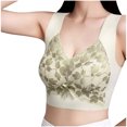 thumbnail image 1 of Elvqul Bralette Plus Size Bra Plus Size Bras for Women Full Coverage Lace Push up Green Daily Bra, 1 of 3