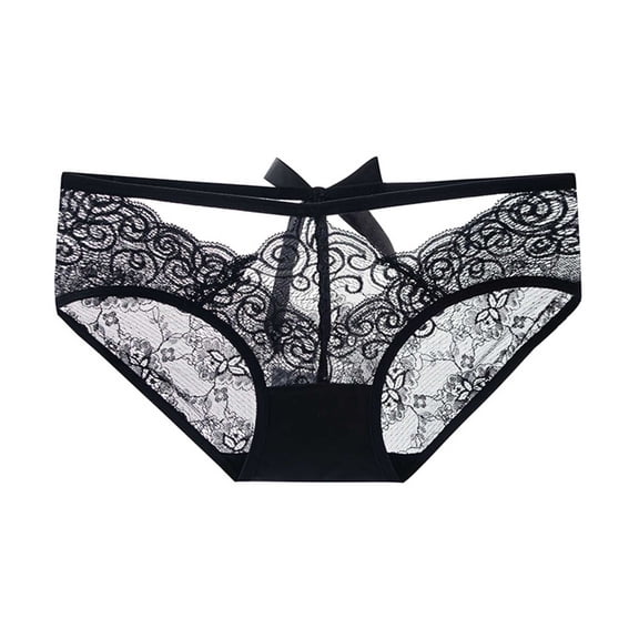 Hipattires Briefs Panties for Women Lace Pull-On Soft Cheeky Fashion Breathable Dry-Fit Womens Underwear Low Rise
