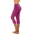 thumbnail image 1 of Elvqul Capris Pants for Women on Sale Hot Pink Womens Pants Plus Size Casual Yoga Summer Slim Cropped Pants, 1 of 6