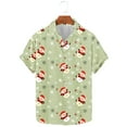 thumbnail image 1 of Elvqul Casual Shirts for Men Dressy Christmas Print Mens Shirts Button up, 1 of 5