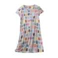 thumbnail image 1 of Elvqul Cotton Nightgowns for Women Plus Size Womens Long Pajamas Dress Blue Nightgowns, 1 of 2
