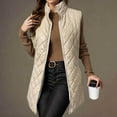 thumbnail image 1 of Hipattires Coat Jackets for Women 100%Cotton Outerwear Winter Jackets Casual Puffy Sleeveless Light Womens Tops, 1 of 9