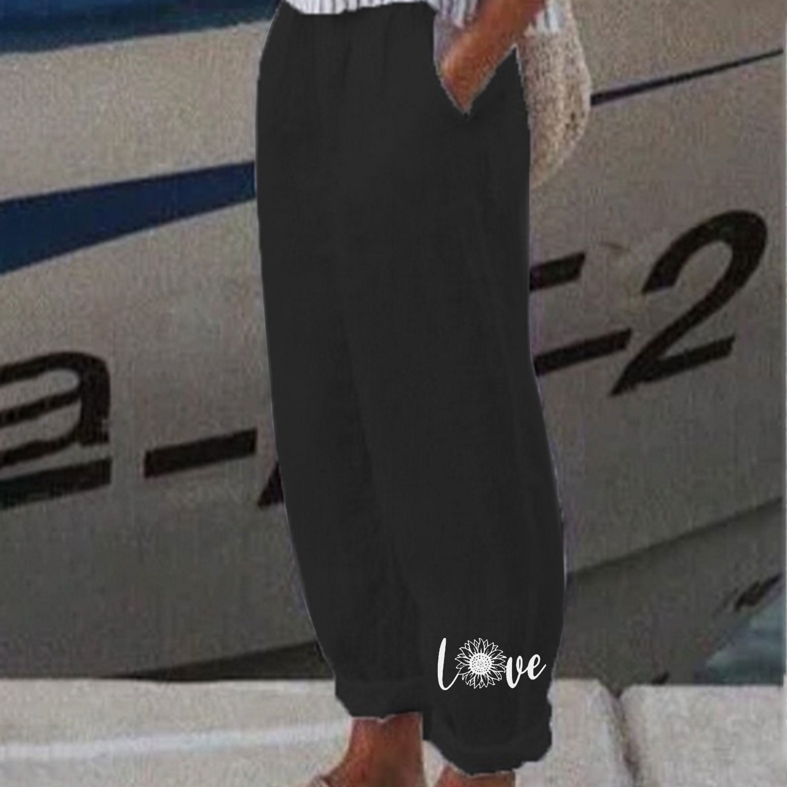 womens plus cotton pants