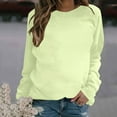 thumbnail image 1 of Elvqul Crewneck Sweatshirts Women Loose Fit Long Sleeve Fashion Womens Tops Pull on Fleece Clothing Plain Sweatshirts, 1 of 4