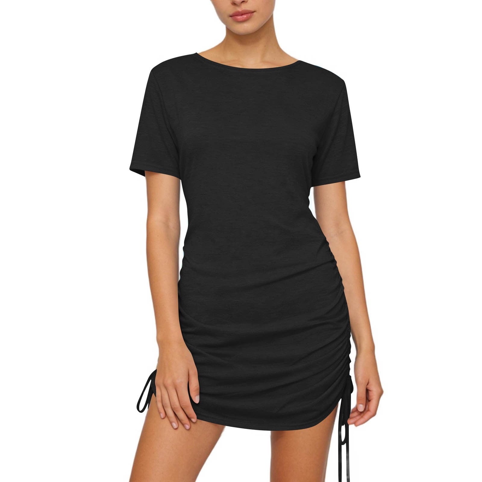 Leisure Pullover Mini Dress Women