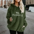 thumbnail image 1 of Elvqul Fleece Hoodies for Women Pullover Long Sleeve Hoodie Drawstring Casual Fashion hooded Graphic Juniors Sweatshirt, 1 of 6