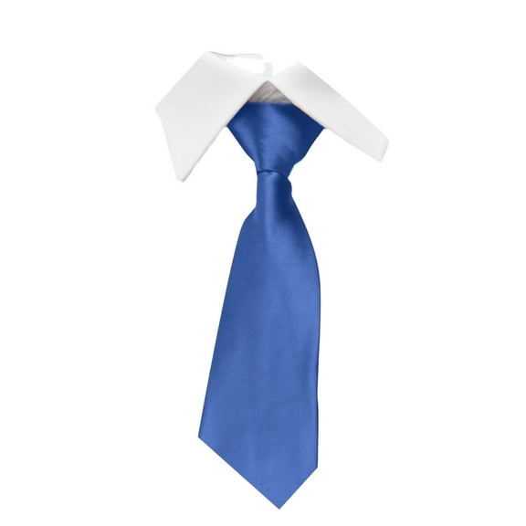 Elvqul Formal Tie Men Club Business Solid Wedding Blue Necktie