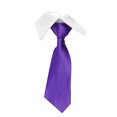 thumbnail image 1 of Elvqul Formal Tie for Men Party Solid Color Club Business Purple Necktie, 1 of 3