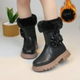 thumbnail image 1 of Elvqul Girls Boots,Girls Shoes,Winter Riding Boots Faux Leather Size 13 Girls, 1 of 9