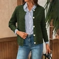 thumbnail image 1 of Vetsdori Green Sweaters for Women Soft Short Sleeve Cardigans Solid Knitted Womens Cardigans Jacket, 1 of 5
