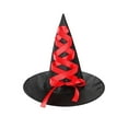 thumbnail image 1 of Elvqul Hat for Women Red Pattern Casual Halloween Witch Hat Cap Ladies Hat, 1 of 1