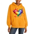 thumbnail image 1 of Elvqul Hooded Hoodies for Women Shirts Hooded Long Sleeve Valentine's Day Fashion Winter Womens Hoodies, 1 of 5