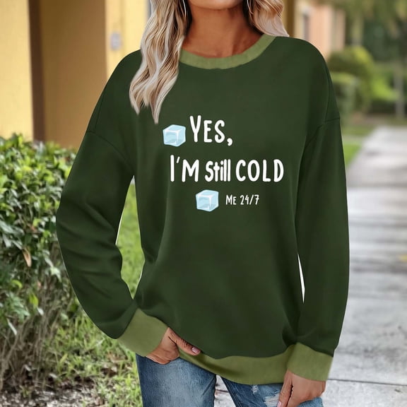 Elvqul Hoodies Sweatshirts for Women Crew Neck Sweatshirts Plus size Causal Spring Fashion Womens Tops Print