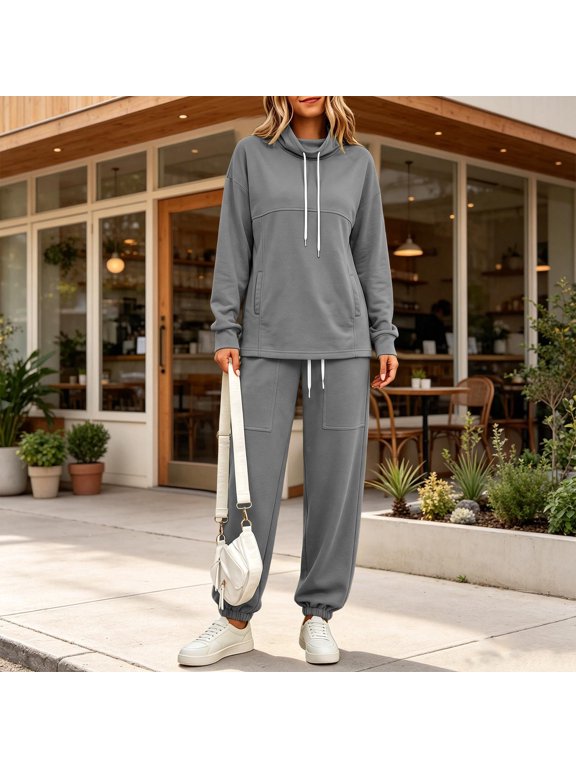 Jacket Long Sleeve Sport Drawstring Turtleneck Sporty