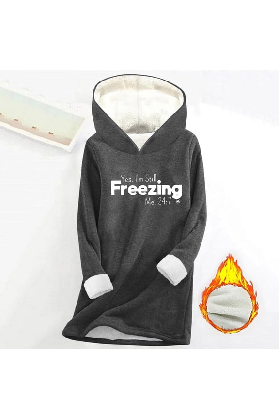 Jacket for Women Hooded Sherpa Outerwear Plus Size Sweaters Warm Womens Coat Thick