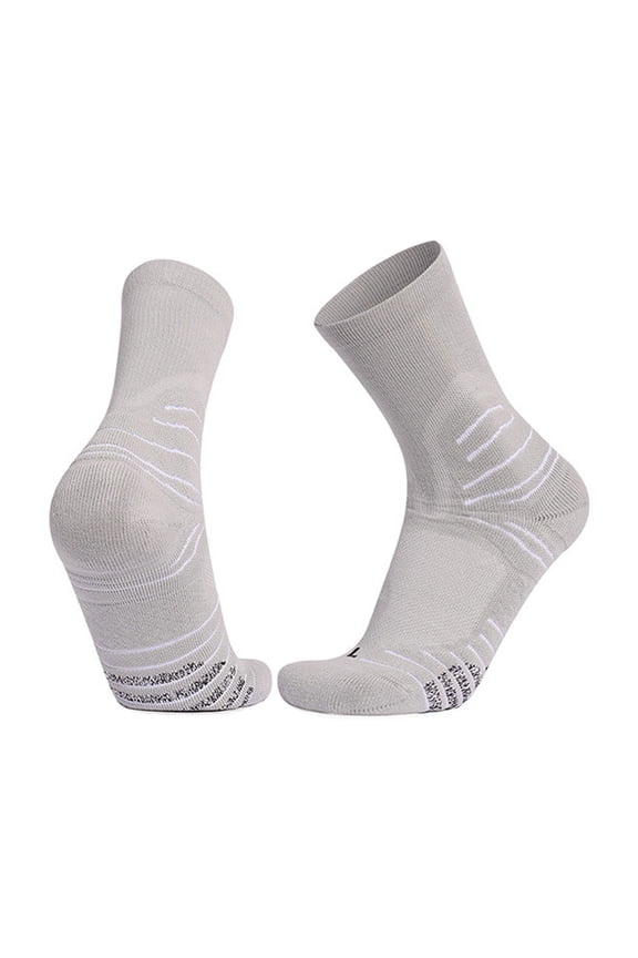 Mens Athletic Socks,Crew Gym Gray,Mens Socks