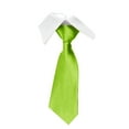 thumbnail image 1 of Elvqul Mens Business Tie Party Green Plain Formal Club Necktie, 1 of 3