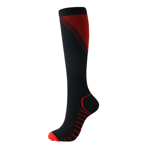 Elvqul Mens Compression Socks,Workout Crew,Athletic Socks for Men