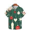 thumbnail image 1 of Elvqul Mens Fashion Shirts Christmas Big and Tall Short Sleeve Graphic Shirts for Men, 1 of 5