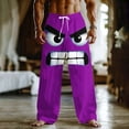 thumbnail image 1 of Elvqul Mens Pants Big and Tall Mens Long Pants Outdoor Beach Pants with Pockets Pull On Drawstring Lounge Open Bottom Elastic Waist, 1 of 3