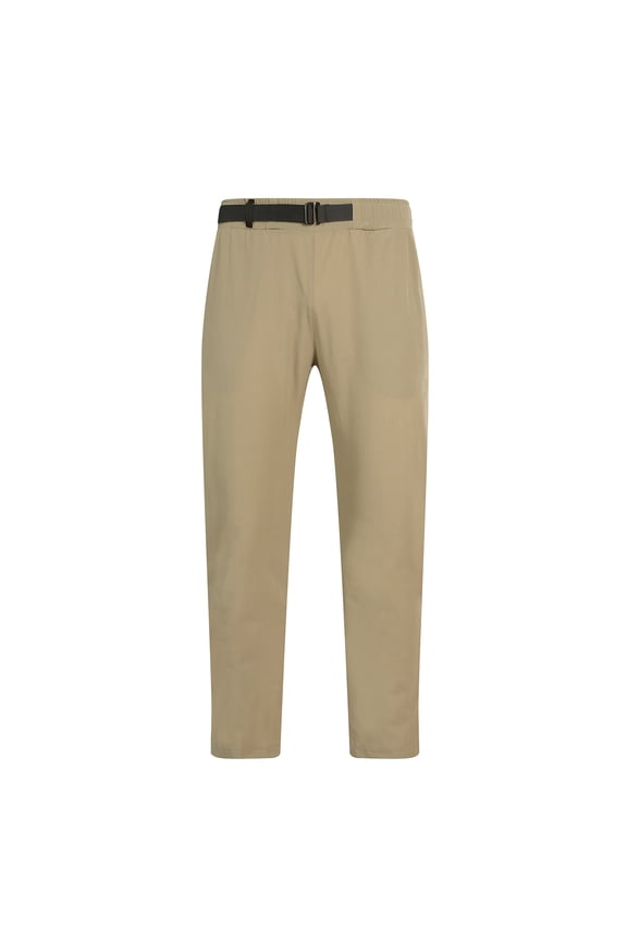 Mens Pants Casual Elastic Waist Khaki Quick Dry Nylon Mens Pants Pants