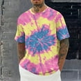thumbnail image 1 of Elvqul Mens Short Sleeve Tops Summer Tees Crew Neck Big and Tall, 1 of 5