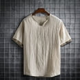 thumbnail image 1 of Vetsdori Mens T-Shirts Dry fit Short Sleeve Pullover Casual Sports Stylish Fitness V-Neck Shirts for Men Plain, 1 of 4