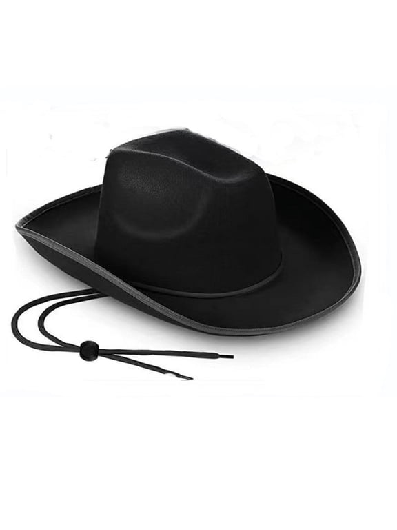 Mens Womens Hat Black Solid Cowboy Comfy Cap Saint Patrick's Day Unisex Hat