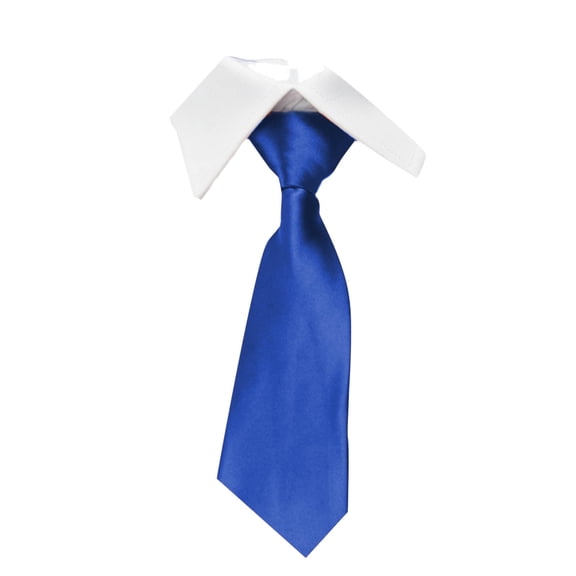 Elvqul Necktie Men Wedding Business Plain Club Blue Party Tie