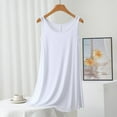 thumbnail image 1 of Elvqul Nightgowns for Women Under $10 Cotton Women's Sleeveless Pajamas Long White Nightgowns, 1 of 5