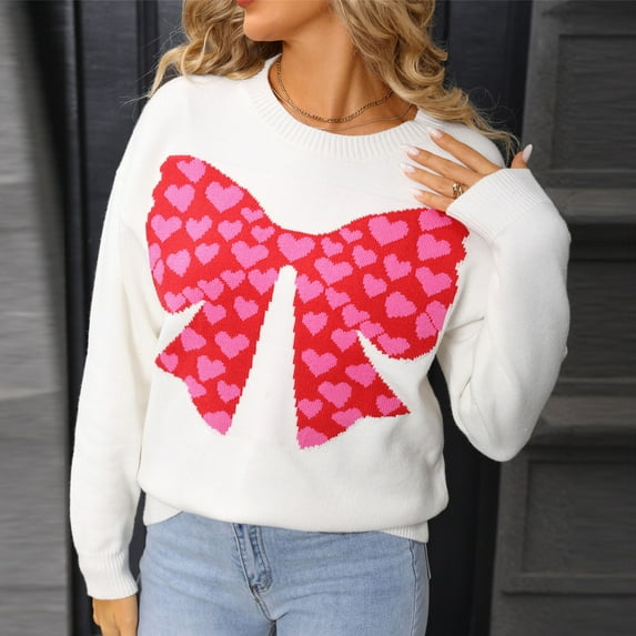 Hipattires Oversized Sweaters for Women Comfortable Winter Pullover Loose Knitted Thick Warm Long Sleeve Womens Blouse