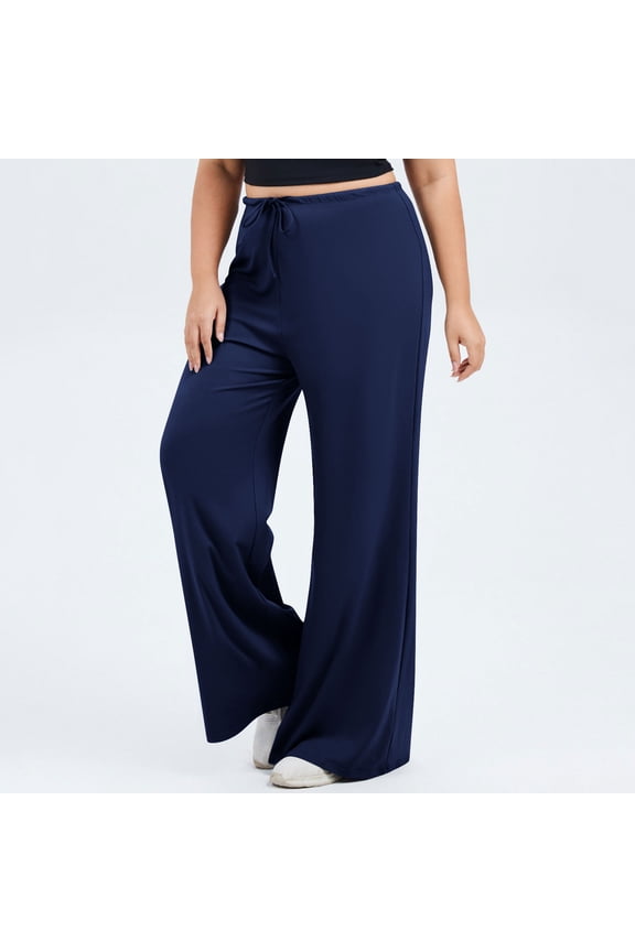 Pants for Women Yoga Solid Sweatpants with Pockets Lightweight Plus Size Y2k Winter Womens Bottoms