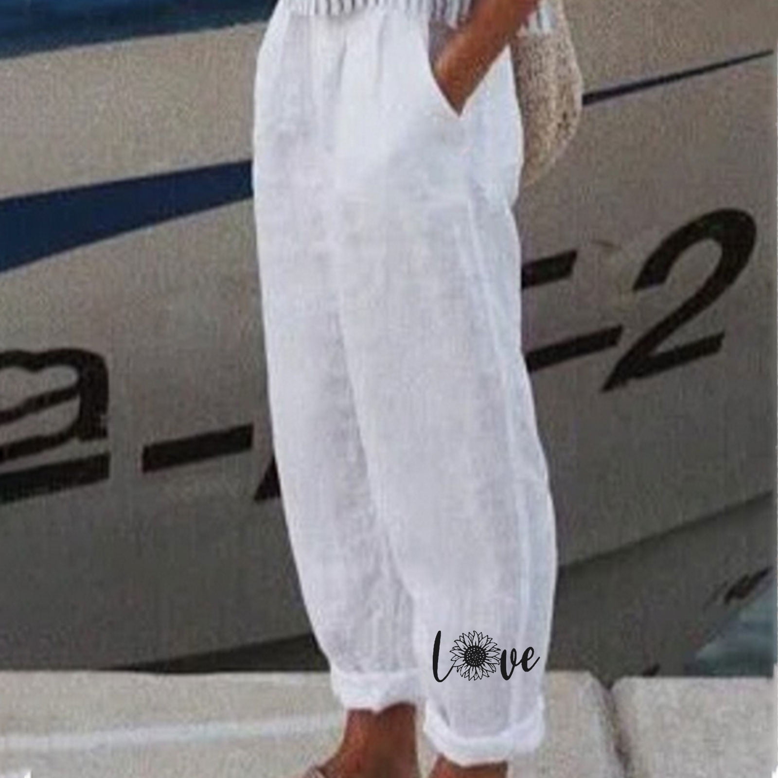 womens plus cotton pants