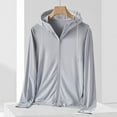 thumbnail image 1 of Hipattires Plus Size Jackets for Women Cardigans Zipper Fall Lightweight Casual Breathable Hood Soft Womens Jackets Athletic, 1 of 5