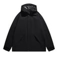 thumbnail image 1 of Hipattires Plus Size Jackets for Women Coats Zipper Shacket Fall Winter Hood Cargo Soft Womens Outerwear, 1 of 2