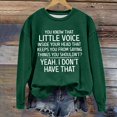 Elvqul Plus Size Sweatshirts Women Graphic Loose Fit Army Green Fashion