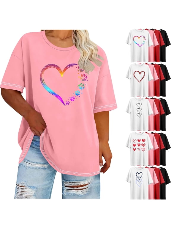 Plus Size Womens Tops Light Blue V-Neck Women Blouses Dressy Casual Lace Loose Solid Short Sleeve Tops