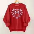 thumbnail image 1 of Elvqul Plus size Sweatshirts for Women Crew Neck Graphic Sweatshirts Long Sleeve Fleece Hoodies Fashion Juniors Tops Elastic, 1 of 5