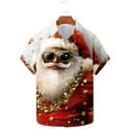 thumbnail image 1 of Elvqul Shirts for Men Merry Christmas Christmas Pullover Loose Crewneck Green Mens Shirts, 1 of 5
