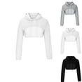 thumbnail image 1 of Elvqul Shirts for Women Pullover Long Sleeve Sweatshirts Crewneck Crop Plus Size Womens Tops, 1 of 5