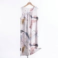 thumbnail image 1 of Elvqul Sleeveless Nightgowns for Women Long Pajamas Dress for Women White Pull on Nightgowns, 1 of 3