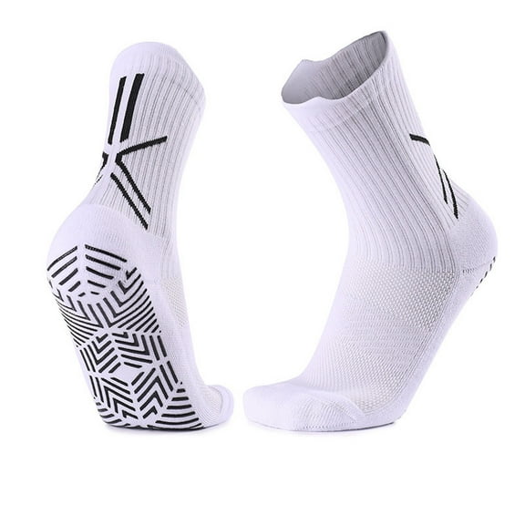 Elvqul Socks for Men,Athletic Running White Crew,Socks for Men